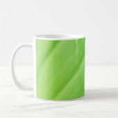 grünes, junges Bananenblatt Kaffeetasse (Links)