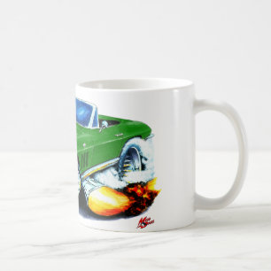Grünes Kabriolett 1965 Korvette Kaffeetasse