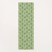 Grünes Kaktus-Muster SüdwestGeo-Schritt-| Yogamatte (Vorderseite)