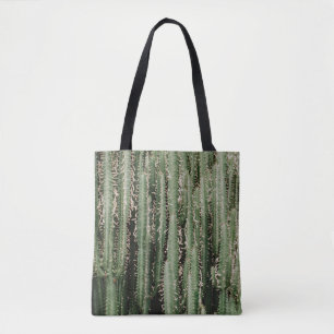 Grünes Kaktus-Pflanze nah-up-Foto Tasche
