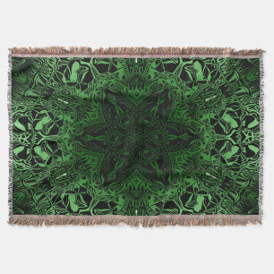 Grünes Kaleidoskop Decke