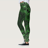 Grünes Kaleidoskop Leggings (Links)