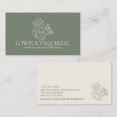 Grünes Kämmerlein Visitenkarte (Vorne/Hinten)