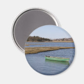 Grünes Kanu Magnet (Vorderseite/Rückseite)