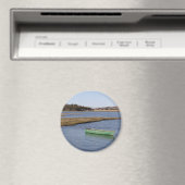 Grünes Kanu Magnet (In Situ (Geschirrspüler))