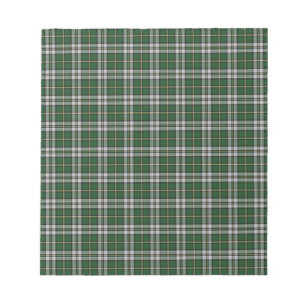 Grünes Kap Breton Tartan Notizblock