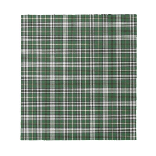 Grünes Kap Breton Tartan Notizblock (Vorderseite)