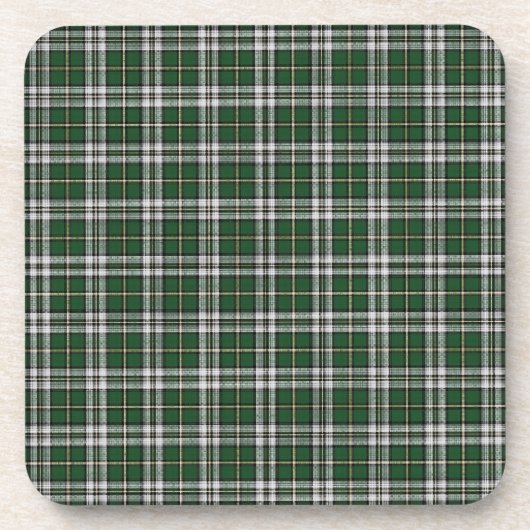 Grünes Kap Breton Tartan Untersetzer (Vorderseite)