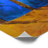 Grünes karierte auf der Laube 2008 Poster (Ecke)