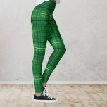 Grünes Kariertes Muster Cool Chic Moderne Leggings<br><div class="desc">Freuen Sie sich auf grüne karierte gemusterte Leggings für Ihre Trainings oder Ausflüge in die Stadt.</div>