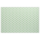 Grünes kariertes Zahn-Muster Stoff (Fat Quarter (45,7 x 55,9 cm))