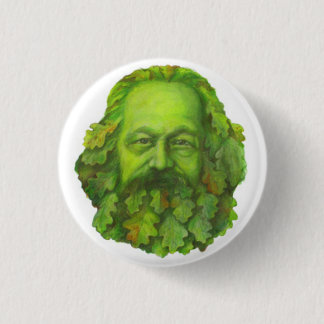 Grünes Karl- MarxAbzeichen Button