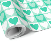 Grünes Karussell Geschenkpapier (Rolleneckpunkt)