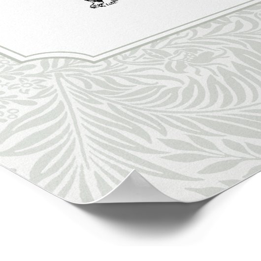 Grünes Kinderzimmer Vintag Poster (Ecke)