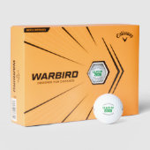 Grünes klassisches Geschenk für Großstudiengang Golfball (Verpackungen)