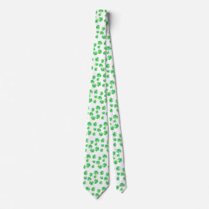Grünes Kleeblatt der Kleeblätter Holiday Neck Ties Krawatte