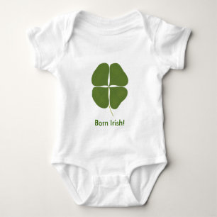 Grünes Kleeblatt, Geborenes irisches St. Patricks Baby Strampler