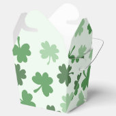 Grünes Kleeblatt Geschenkschachtel (Geöffnet)