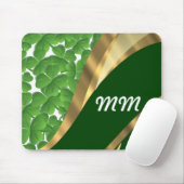 Grünes Kleeblatt Mousepad (Mit Mouse)