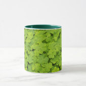 Grünes Kleeblatt Pflanze Blumen Tasse (Zentrum)