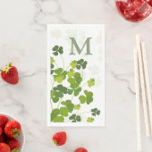 Grünes Kleeblatt Serviette (Beispiel)