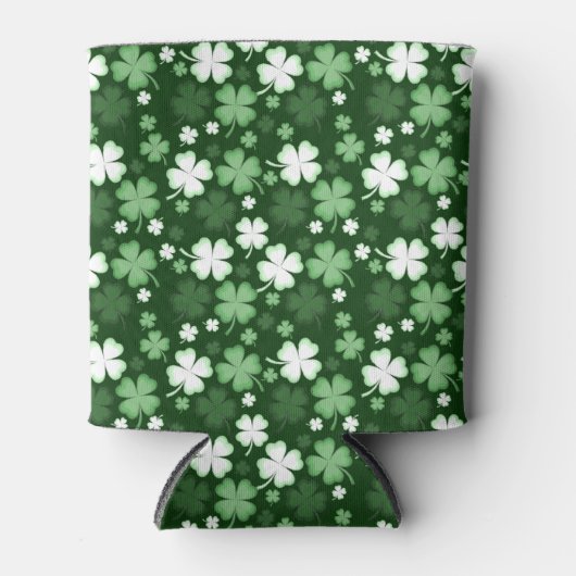 Grünes Kleeblatt, St. Patrick's Day Dosenkühler (Vorderseite)