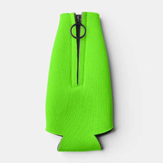 Grünes Kleeblatt St Patrick's Day Flaschenkühler (Rückseite)