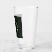 Grünes Kleeblatt St Patrick's Day Glas (Links)