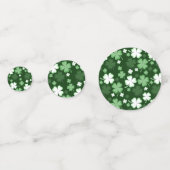 Grünes Kleeblatt, St. Patrick's Day Konfetti (Vorderseiten)