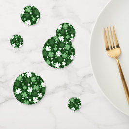 Grünes Kleeblatt, St. Patrick's Day Konfetti