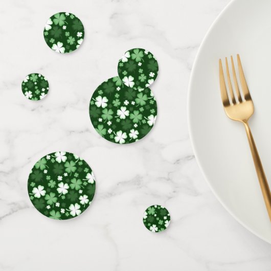 Grünes Kleeblatt, St. Patrick's Day Konfetti (Gruppe)