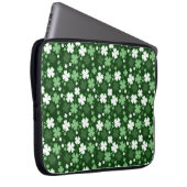 Grünes Kleeblatt, St. Patrick's Day Laptopschutzhülle (Vorne Rechts)