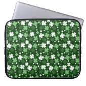Grünes Kleeblatt, St. Patrick's Day Laptopschutzhülle (Vorderseite)