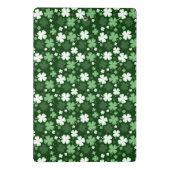 Grünes Kleeblatt, St. Patrick's Day Mini Klemmbrett (Rückseite)