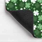 Grünes Kleeblatt, St. Patrick's Day Mousepad (Ecke)