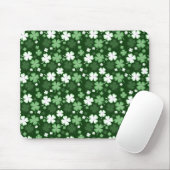 Grünes Kleeblatt, St. Patrick's Day Mousepad (Mit Mouse)