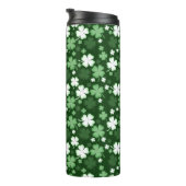 Grünes Kleeblatt, St. Patrick's Day Thermosbecher (Nach rechts gedreht)