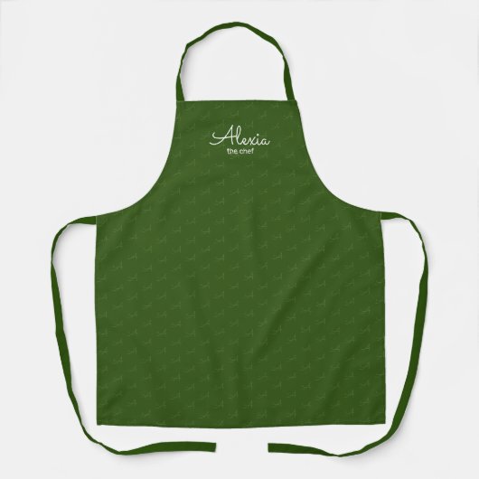 Grünes Kochen Schürze (Vorderseite)