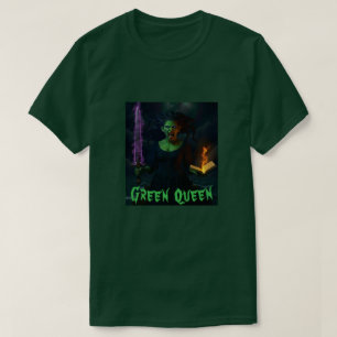 Grünes Königinnen-T-Shirt T-Shirt