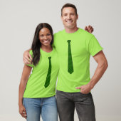 Grünes Krawatten-Shirt T-Shirt (Unisex)