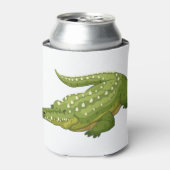 Grünes Krokodil Dosenkühler (Kanne Vorderseite)