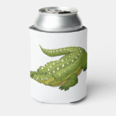 Grünes Krokodil Dosenkühler (Kanne Rückseite)