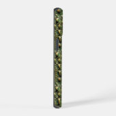 Grünes Krokodil-Ledermuster iPhone 15 Hülle (Rechte Seite)