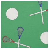 Grünes Lacrossemuster Stoff (Muster)