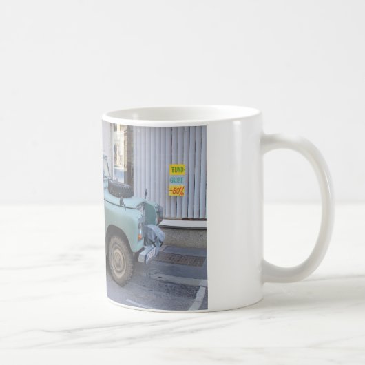 Grünes Land Rover Kaffeetasse (Rechts)