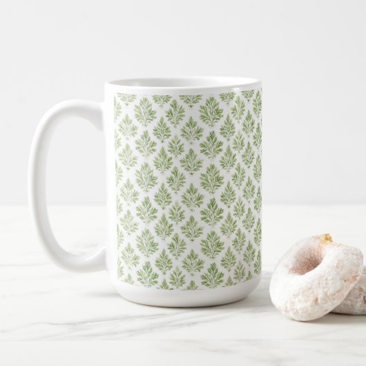 Grünes Landhaus Cottage  Kaffeetasse (Mit Donut)