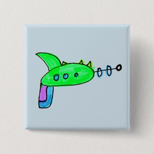 Grünes Laser-Gewehr Button (Vorderseite)