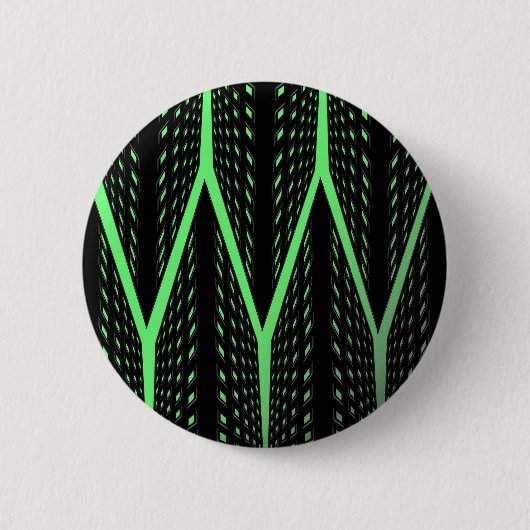 Grünes Lasermuster Button (Vorderseite)