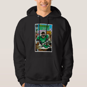 Grünes Laternen-Fliegen Hoodie