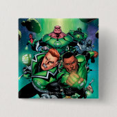 Grünes Laternen-Korps Button (Vorderseite)